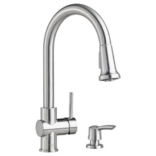 Load image into Gallery viewer, American Standard 9379315.075 Montvale 1-Handle Pull-Down Kitchen Faucet in SS