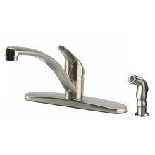 Load image into Gallery viewer, Ultra UF10243 Single-Handle Kitchen Faucet with Side-Spray, Stainless Steel