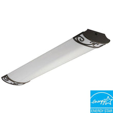 Load image into Gallery viewer, Lithonia Lighting 10814 BZA Artisten 2-Light Bronze Fluorescent Ceiling Light