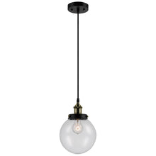 Load image into Gallery viewer, Globe Electric 65269 Daario 1-Light Bronze & Antique Brass Hanging Pendant