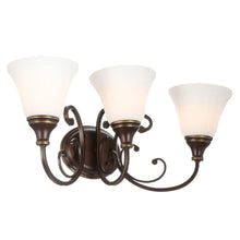 Load image into Gallery viewer, Hampton Bay GEX1393A Somerset 3-Light Bronze Vanity Light 1000037257