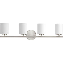 Load image into Gallery viewer, Progress Lighting P2160-09 Replay 30" 4-Light Brushed Nickel Bath Vanity Light