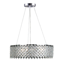Load image into Gallery viewer, Decor Living 104327GB-15 3-Light Crystal and Chrome Chandelier
