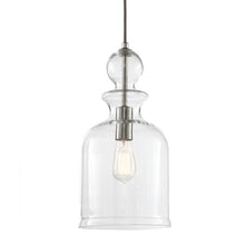 Load image into Gallery viewer, HDC 7942HDC Wind Break 8.38" 1-Light Brushed Nickel Pendant 1002372982