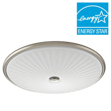 Load image into Gallery viewer, Lithonia Lighting FMDCGL 16 20840 BN M4 Liana 17" Brushed Nickel LED Flushmount