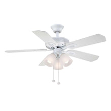 Load image into Gallery viewer, Hampton Bay AM212-WH Glendale 42 in. White Ceiling Fan 1000044891