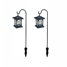 Load image into Gallery viewer, Hampton Bay 27929 Solar Black LED Diamond Shepard Hook Path Light 1000554969