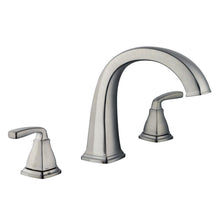 Load image into Gallery viewer, Pegasus 67416-3C04 Mason 2-Handle Deck-Mount Roman Tub Faucet, Brushed Nickel