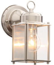 Load image into Gallery viewer, Progress Lighting P5607-09 Brushed Nickel Outdoor Wall Lantern