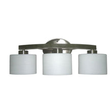 Load image into Gallery viewer, allen+roth VBS271-3BNK Merington 3-Light 21.5" Brushed Nickel Vanity Bar 36749