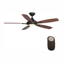 Load image into Gallery viewer, HDC 24426 Petersford 52" LED Indoor Oil Rubbed Bronze Ceiling Fan 1001627280