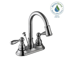 Load image into Gallery viewer, Glacier Bay 67513W-6401 Mandouri 4" Centerset LED High-Arc Bath Faucet Chrome