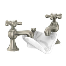 Load image into Gallery viewer, Pegasus FS2ACD20 6100 Series 8" Widespread Low-Arc Bath Faucet Brushed Nickel