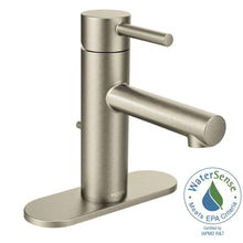Load image into Gallery viewer, MOEN 6190BN Align Single Hole 1-Handle Bathroom Faucet in Brushed Nickel