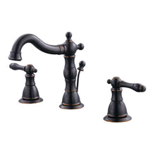 Load image into Gallery viewer, Glacier Bay 67277W-8027H2 Lyndhurst 8" Widespread High-Arc Bath Faucet Bronze