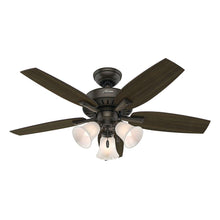 Load image into Gallery viewer, Hunter 52116 Atkinson 46 in. Indoor New Bronze Ceiling Fan with Light Kit