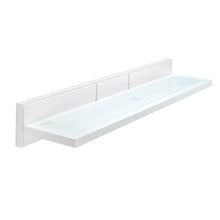 Load image into Gallery viewer, Croydex WA971422 Maine 4.92"x3.15"x23.62" Wall-Mounted Glass Bathroom Shelf