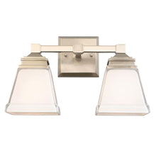 Load image into Gallery viewer, Hampton Bay HJC1392A-3 Landray 2-Light Brushed Nickel Vanity Light 1001254666