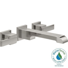 Load image into Gallery viewer, Delta T3567LF-SSWL Ara 8" Widespread 2-Handle Bath Faucet Trim Kit Stainless