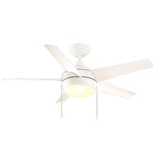 Load image into Gallery viewer, HDC 51566 Windward 44" Indoor Matte White Ceiling Fan 1001227536