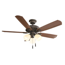 Load image into Gallery viewer, Hampton Bay 51548 Tucson 48" Oil Rubbed Bronze Ceiling Fan 685196
