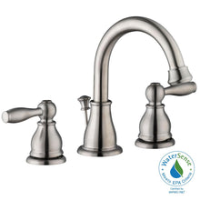 Load image into Gallery viewer, Glacier Bay HD67389W-6204 Mandouri 8" Widespread High-Arc Bath Faucet in BN