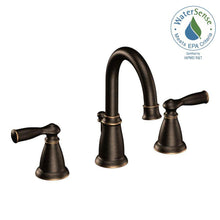 Load image into Gallery viewer, MOEN WS84924BRB Banbury 8" Widespread Bathroom Faucet, Mediterranean Bronze