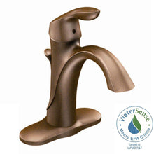 Load image into Gallery viewer, MOEN 6400ORB Eva 1-Hole 1-Handle High Arc Bathroom Faucet, Oil Rubbed Bronze