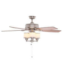 Load image into Gallery viewer, Hampton Bay AG510-BN Waterton II 52" Indoor Brushed Nickel Ceiling Fan
