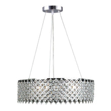 Load image into Gallery viewer, ENCHANTE LITES LLC 104327-15 Tiara 3-Light Crystal and Chrome Chandelier