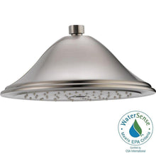 Load image into Gallery viewer, Delta RP72568SS 1-Spray 9-3/8 in. Fixed Shower Head in Stainless