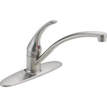 Load image into Gallery viewer, Delta B1310LF-SS Foundations 1-Handle Standard Kitchen Faucet in Stainless