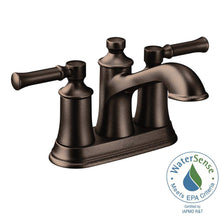 Load image into Gallery viewer, MOEN 6802ORB Dartmoor 4" Centerset 2-Handle Bath Faucet, Oil Rubbed Bronze
