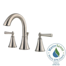 Load image into Gallery viewer, Pfister LG49-GL0K Saxton 8" Widespread 2-Handle Bath Faucet Brushed Nickel