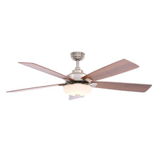 Load image into Gallery viewer, HDC 14430 Cameron 54" Indoor Brushed Nickel Ceiling Fan 1001192658