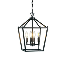 Load image into Gallery viewer, JONATHAN Y Lighting JYL7436A Pagoda 4 Light 12" Wide LED Taper Candle Pendant