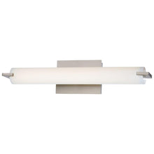 Load image into Gallery viewer, George Kovacs P5044-084-L Tube 22W Brushed Nickel Integrated LED Bath Wall Light