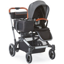 Load image into Gallery viewer, Contours Element Side-by-Side Single-to-Double Stroller in Storm Grey