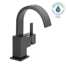 Load image into Gallery viewer, Delta 553LF-RB Vero 1-Hole 1-Handle Bathroom Faucet Venetian Bronze