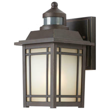 Load image into Gallery viewer, HDC 22211 Port Oxford Oil-Rubbed Chestnut Motion Sensor Wall Lantern 1002099636