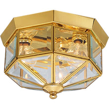 Load image into Gallery viewer, Progress Lighting P5788-10 9.75" 3-Light Polished Brass Flushmount