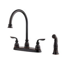 Load image into Gallery viewer, Pfister LF-036-4CBY Avalon 2-Handle Standard Kitchen Faucet, Tuscan Bronze
