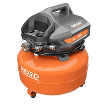 Load image into Gallery viewer, RIDGID OF60150HA 6 Gal. Portable Electric Pancake Compressor