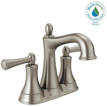 Load image into Gallery viewer, Delta 25774LF-SP Rila 4" Centerset Bathroom Faucet, SpotShield Brushed Nickel