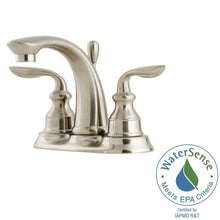 Load image into Gallery viewer, Pfister LF-048-CB0K Avalon 4" Centerset Bathroom Faucet in Brushed Nickel