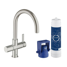 Load image into Gallery viewer, GROHE 31312DC1 Blue Pure Standard Kitchen Faucet SuperSteel InfinityFinish