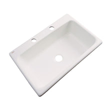 Load image into Gallery viewer, Thermocast 48202 Manhattan Drop-In Acrylic 33" 2Hole 1Bowl Kitchen Sink Almond
