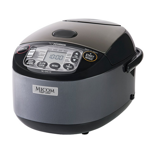 Zojirushi NL-GAC10BM 5.5 Cup Umami Micom Rice Cooker & Warmer - Metallic Black