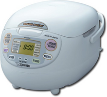 Load image into Gallery viewer, Zojirushi NS-ZCC10 Neuro Fuzzy Rice Cooker and Warmer - White
