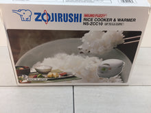 Load image into Gallery viewer, Zojirushi NS-ZCC10 Neuro Fuzzy Rice Cooker and Warmer - White

